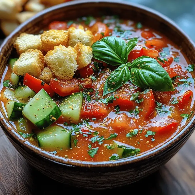 As the sweltering heat of summer rolls in, many of us find ourselves craving light, refreshing meals that nourish without weighing us down. Enter gazpacho, a classic dish originating from the sun-drenched regions of Spain. This chilled soup is not only a feast for the eyes with its vibrant colors but also a delight for the palate, bursting with fresh flavors that celebrate the bounty of summer produce. Gazpacho's unique ability to combine a variety of fresh vegetables into a harmonious blend makes it an ideal dish for warm weather, providing a refreshing reprieve from the heat.