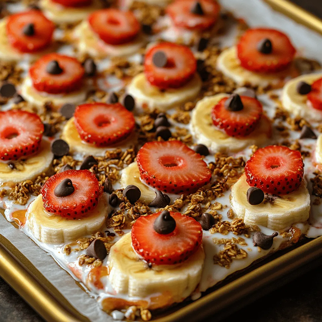 Frozen treats like this Strawberry Banana Bark have become increasingly popular, especially during the hotter months. They provide a refreshing way to cool down while enjoying the benefits of nutrient-rich ingredients. Instead of reaching for sugary ice creams or processed snacks, making your own frozen bark allows you to control what goes into it, ensuring a healthier option that doesn’t compromise on flavor.