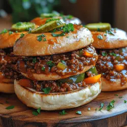 The key to crafting the perfect Sizzling BBQ Sloppy Joes lies in understanding the ingredients that come together to create this delicious dish. Each component plays a critical role in developing the rich flavor profile that makes this meal so beloved.
