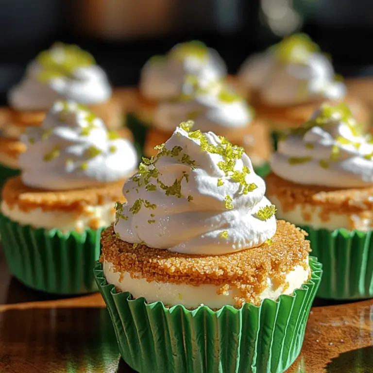 Mini cheesecakes have captured the hearts and taste buds of dessert lovers everywhere, and for good reason. Their individual portions make them perfect for sharing, while their rich and creamy textures provide a satisfying indulgence. Among the myriad of flavors available, zesty key lime cheesecakes stand out with their bright, refreshing taste that evokes sunny days and coastal breezes. These mini delights are not only visually appealing but also incredibly versatile, making them an excellent choice for various occasions—from lively parties and family gatherings to intimate dinners or simply as a sweet treat at home.