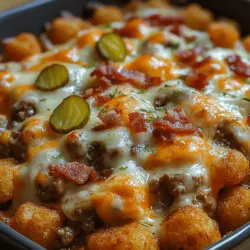 The foundation of any great dish lies in its ingredients. Here, we break down the key components of the Bacon Cheeseburger Tater Tot Casserole, explaining why each one is essential to the dish's success.