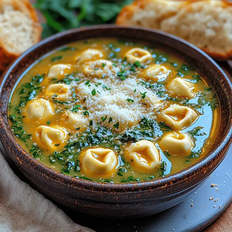 In the realm of cozy comfort food, few dishes can compete with a warm, creamy soup that soothes the soul and tantalizes the taste buds. Enter the creamy spinach tortellini soup—a dish that effortlessly marries wholesome, fresh ingredients into a delightful meal that is both quick and fulfilling. This recipe is particularly appealing for busy weeknights when time is of the essence, yet the craving for a delicious homemade meal persists. Ready in under 30 minutes, this soup is ideal for families, couples, or anyone seeking a hearty, nutritious option that doesn't skimp on flavor.