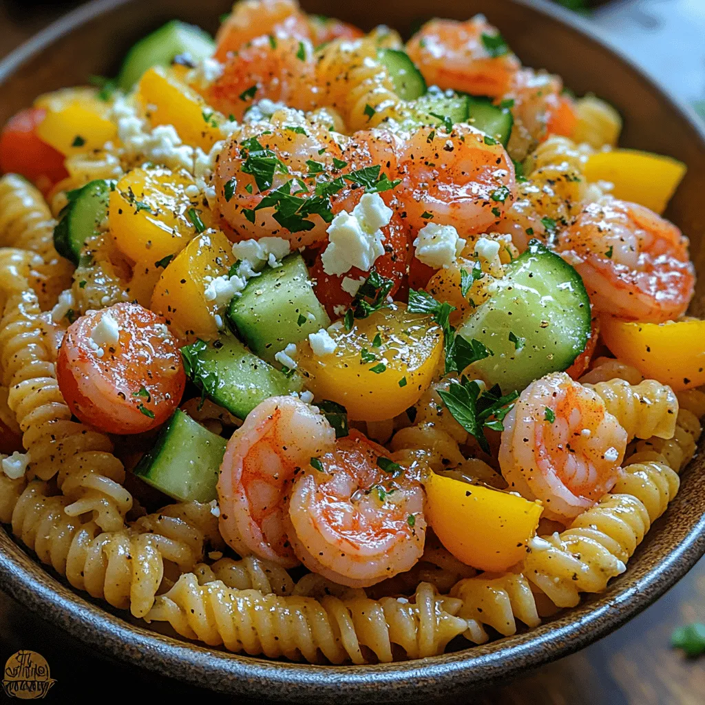 The Sun-Kissed Shrimp Pasta Salad originates from the Mediterranean, a region known for its emphasis on fresh ingredients and vibrant flavors. Its popularity has surged in recent years, particularly among those looking for light yet satisfying meals during the hot summer months. This dish embodies the spirit of summer dining, making it a staple at barbecues, picnics, and beach outings.