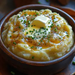 When it comes to making the perfect mashed potatoes, the choice of potato is crucial. Yukon gold potatoes stand out as the ideal base for this dish. Known for their creamy texture and buttery flavor, these potatoes lend a rich profile that is simply unmatched. Unlike russet potatoes, which are more starchy and can lead to a dry mash, Yukon golds have a naturally higher moisture content, making them perfect for achieving a smooth and velvety consistency.