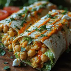 In recent years, plant-based meals have surged in popularity, captivating the attention of health enthusiasts, foodies, and those simply looking to reduce their meat consumption. This trend isn’t just a passing phase; it reflects a growing awareness of the environmental and health benefits associated with a plant-based diet. Among the myriad of options available, Spicy Buffalo Chickpea Wraps stand out as a particularly flavorful and satisfying choice. Bursting with zesty flavors and packed with nutrients, these wraps offer a delightful alternative to traditional chicken wings without sacrificing taste or satisfaction.