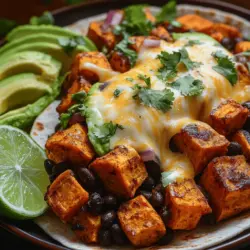 Burritos have long stood as a beloved staple in the culinary landscape, celebrated for their versatility and convenience. They serve as a canvas for an array of fillings, accommodating a variety of tastes and dietary preferences. As plant-based diets gain traction, the demand for innovative and nutritious vegetarian options is on the rise. Enter the Sweet & Savory Roasted Sweet Potato and Black Bean Burrito—a delightful fusion of flavors and textures that perfectly embodies the essence of a hearty, wholesome meal.