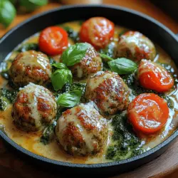 Welcome to the vibrant and delicious world of the Pesto Turkey Meatball Skillet—a dish that's not just a feast for the taste buds but also a wholesome option for health-conscious diners. If you're seeking a meal that balances flavor, nutrition, and convenience, this recipe is your go-to choice for busy weeknight dinners. The Pesto Turkey Meatball Skillet combines lean turkey meatballs with a medley of fresh vegetables, all infused with the rich and aromatic essence of pesto sauce.