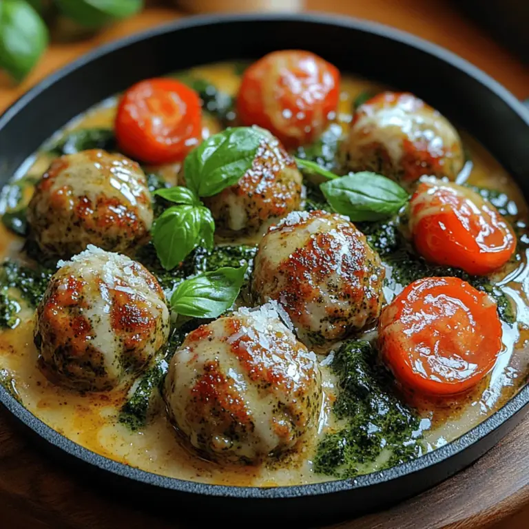 Welcome to the vibrant and delicious world of the Pesto Turkey Meatball Skillet—a dish that's not just a feast for the taste buds but also a wholesome option for health-conscious diners. If you're seeking a meal that balances flavor, nutrition, and convenience, this recipe is your go-to choice for busy weeknight dinners. The Pesto Turkey Meatball Skillet combines lean turkey meatballs with a medley of fresh vegetables, all infused with the rich and aromatic essence of pesto sauce.