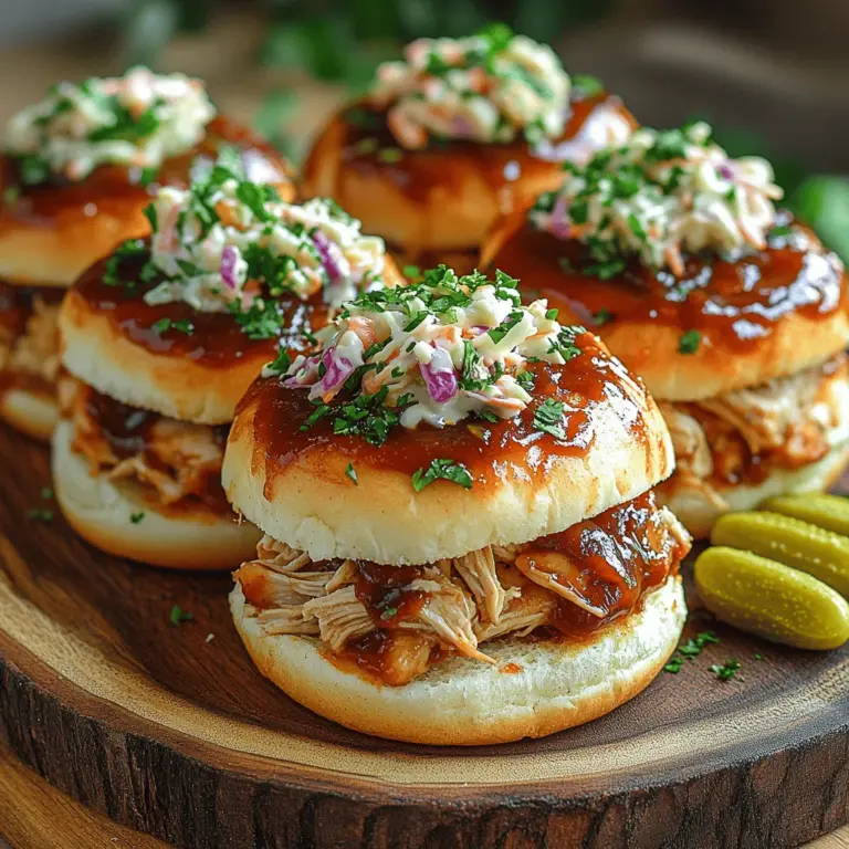 Slow Cooker BBQ Chicken Sliders have become increasingly popular for various occasions, including family dinners, game days, and casual gatherings with friends. The beauty of sliders lies in their versatility; they can be customized to suit diverse tastes and preferences, making them an appealing option for any group.