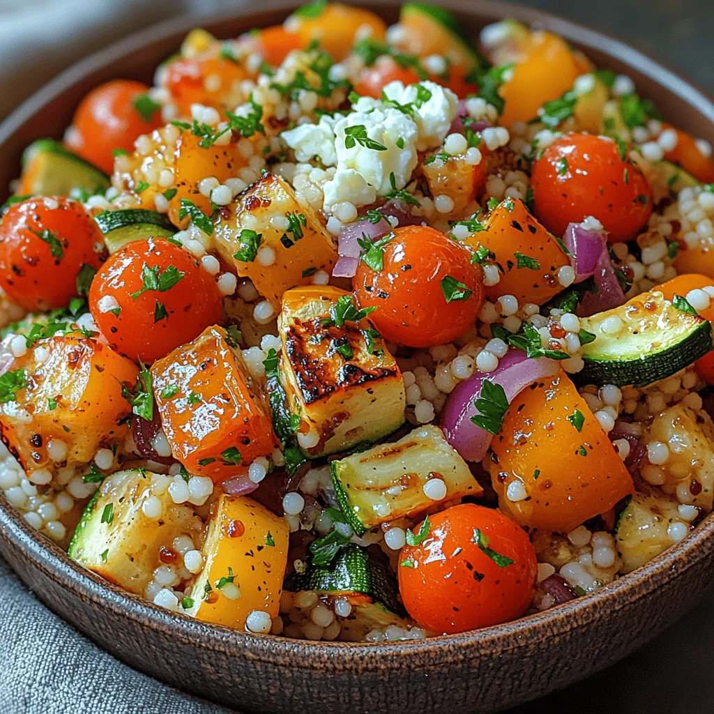 As the sun graces us with its warm presence and the days stretch longer, summer brings a delightful opportunity to indulge in vibrant, fresh meals. One dish that perfectly encapsulates the essence of summer is the Chilled Roasted Veggie Couscous Delight. This colorful, nutritious salad not only tantalizes the taste buds but also offers a refreshing escape from the heat. Its blend of roasted vegetables, fluffy couscous, and zesty dressing makes it an ideal choice for picnics, barbecues, or a light weeknight dinner.