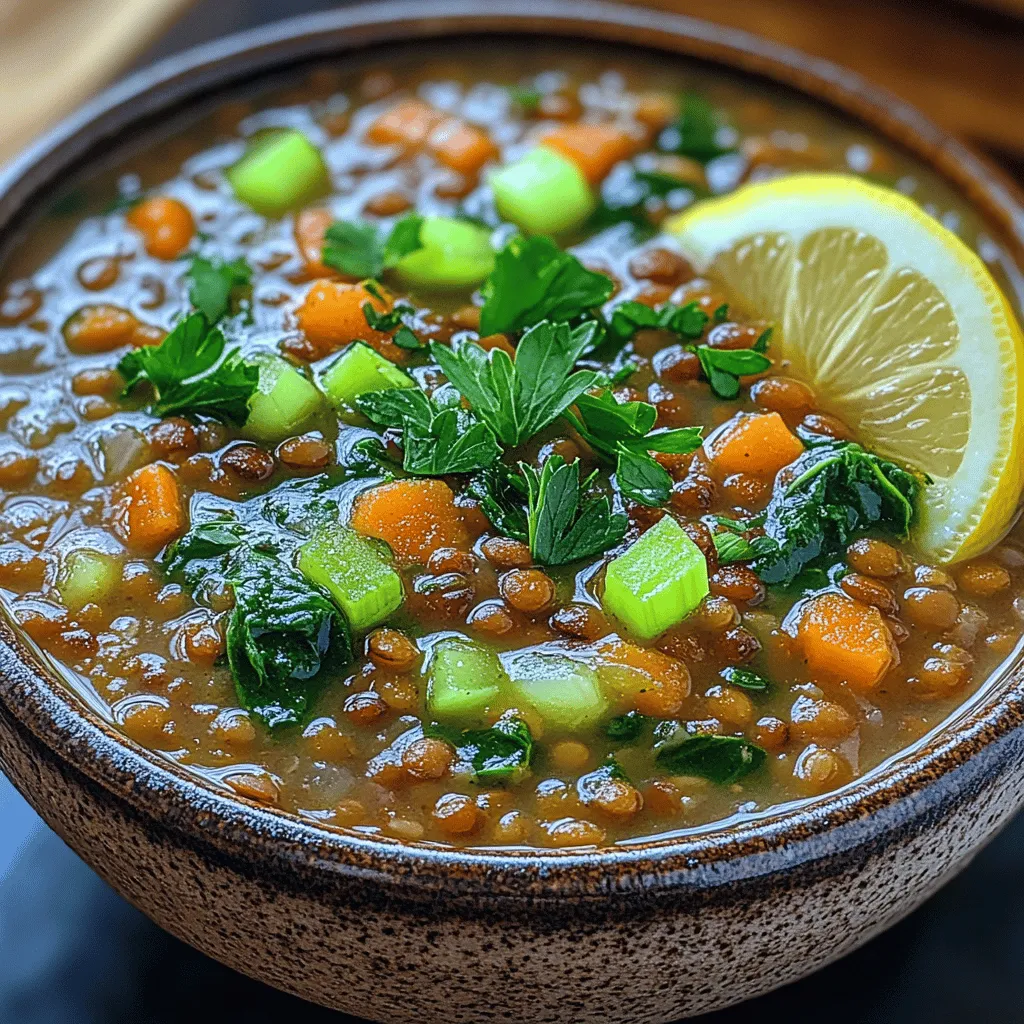 In a world where health and nutrition often take center stage, understanding the nutritional benefits of legumes and leafy greens can transform your meals into wholesome experiences. Today, we delve into a delightful recipe that combines the earthy flavors of lentils with the vibrant zest of lemon and the freshness of spinach. This Zesty Lentil Spinach Soup is not only simple to prepare but also packed with essential nutrients, making it an ideal choice for a healthy lunch or dinner.