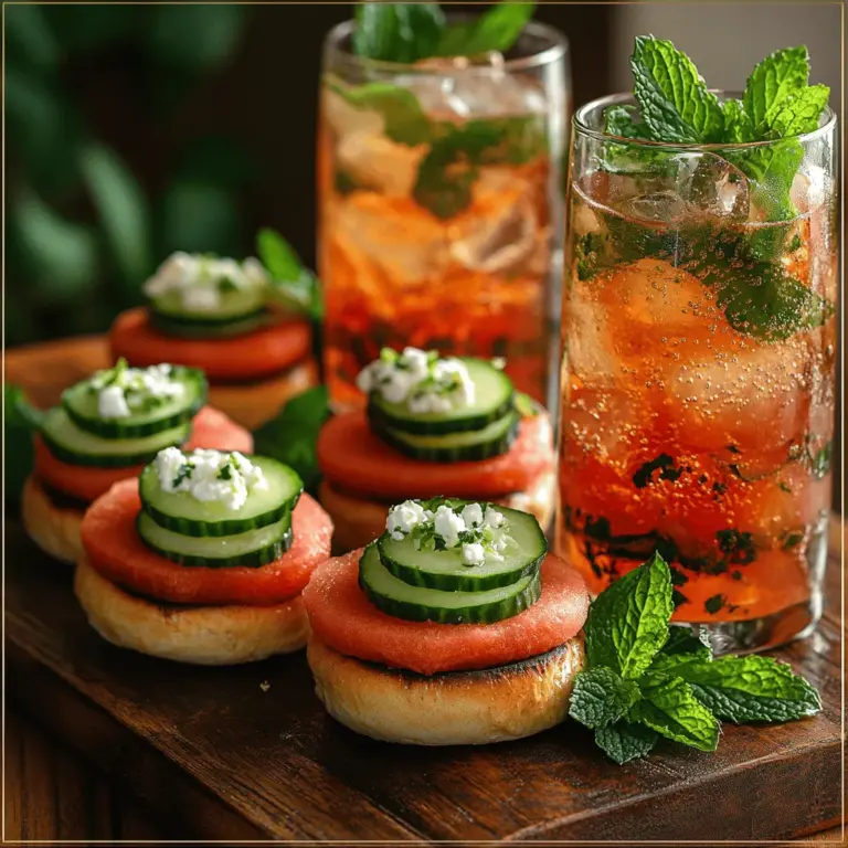 As the temperatures rise and the sun shines brighter, there’s nothing quite as invigorating as a refreshing drink to cool you down. Enter the Watermelon Fizz Mocktail Sliders, a vibrant and delightful concoction that perfectly embodies the essence of summer. This recipe combines the juicy sweetness of ripe watermelon with the zesty brightness of lime, creating a refreshing mocktail that’s sure to tantalize your taste buds. Whether you’re hosting a backyard barbecue, a lively picnic, or simply enjoying a sunny afternoon at home, these sliders will elevate your gatherings with their playful presentation and burst of flavor.
