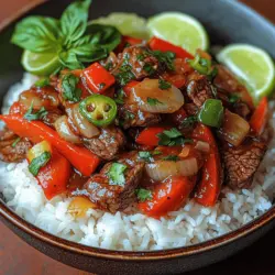 Thai cuisine is renowned for its vibrant flavors, intricate aromas, and the perfect balance of sweet, sour, salty, and spicy elements. Each dish tells a story of cultural heritage and regional influences, reflecting the diversity of Thailand's rich culinary traditions. Among the plethora of Thai dishes, Spicy Thai Basil Beef Stir Fry stands out as a beloved favorite, celebrated for its bold flavors and quick preparation. This dish encapsulates the essence of Thai cooking, showcasing how fresh ingredients and fast cooking methods can create a tantalizing meal that excites the taste buds.
