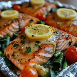 If you're searching for a quick, healthy meal that doesn't compromise on flavor, look no further than Lemon Butter Salmon Foil Packs. This dish is a culinary gem that combines the fresh, zesty notes of lemon with the rich, buttery flavor of salmon, creating a delightful experience for your taste buds. Whether you need a speedy weeknight dinner or are looking to impress guests at a special gathering, this recipe is perfect for both occasions.