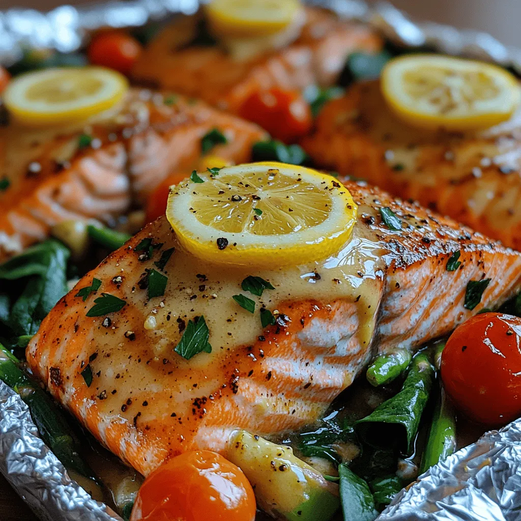 If you're searching for a quick, healthy meal that doesn't compromise on flavor, look no further than Lemon Butter Salmon Foil Packs. This dish is a culinary gem that combines the fresh, zesty notes of lemon with the rich, buttery flavor of salmon, creating a delightful experience for your taste buds. Whether you need a speedy weeknight dinner or are looking to impress guests at a special gathering, this recipe is perfect for both occasions.
