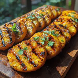 If you're looking for a vibrant and tantalizing addition to your summer barbecues, look no further than "Fiery Tropical Bliss: Spicy Grilled Pineapple Rings." This recipe embodies a delightful fusion of sweet and spicy flavors that will awaken your taste buds and elevate any dish. Grilled pineapple rings have gained immense popularity in recent years, and for good reason—they are not only delicious but also incredibly versatile. You can serve them as a side dish, top them on burgers, or even use them in desserts. This recipe will take you on a culinary journey, combining the natural sweetness of fresh pineapple with a kick of heat that’s sure to impress.