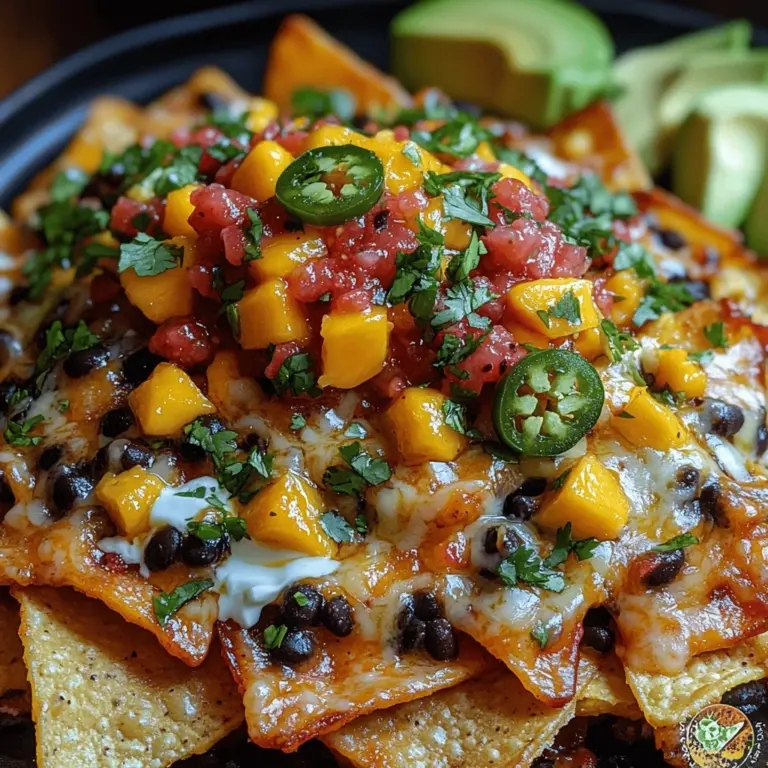 Nachos have long been a favorite snack, cherished by many for their versatility and satisfying crunch. Traditionally laden with melted cheese, jalapeños, and a medley of savory toppings, nachos can easily morph into a gourmet experience with just a few innovative ingredients. Enter the delightful Mango Strawberry Salsa Nachos—a refreshing take on a classic dish that is perfect for gatherings, parties, or simply a cozy night in. The addition of a vibrant mango strawberry salsa not only elevates the traditional nacho experience but also introduces a delightful balance of flavors and textures that appeal to both sweet and savory palates.