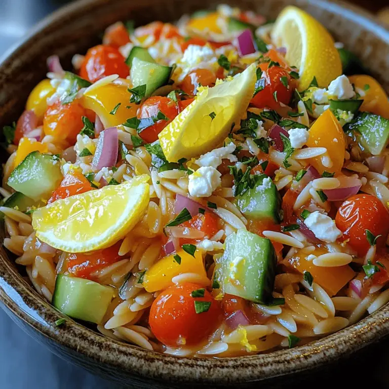 As the warm sun graces our days and nature bursts forth with vibrant colors, there is an undeniable urge to indulge in light and refreshing meals. The Zesty Chilled Lemon Orzo Bowl is a perfect embodiment of this seasonal spirit, combining the invigorating flavors of lemon with the satisfying texture of orzo pasta. This delightful dish not only captivates the palate but also offers a plethora of nutritional benefits, making it an ideal choice for those seeking a healthy yet delicious option.