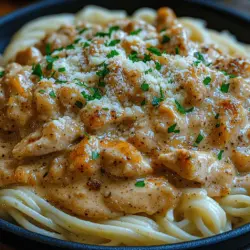 If you’re searching for a comforting, rich, and creamy chicken dish that practically cooks itself, look no further than Slow-Cooked Creamy Garlic Parmesan Chicken. This irresistible recipe combines the succulent flavors of tender chicken with a velvety sauce that is both savory and satisfying. The luxurious creaminess envelops the chicken, creating a delightful dish that can turn a simple weeknight dinner into a gourmet experience.