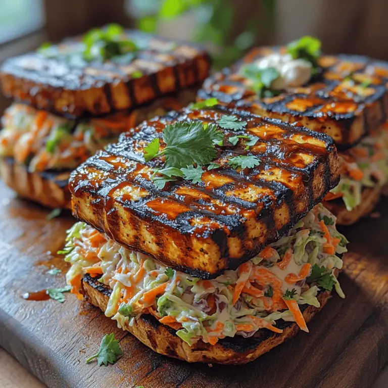 In recent years, plant-based diets have surged in popularity, captivating the hearts and taste buds of health-conscious eaters and food lovers alike. As more people seek to incorporate nutritious and sustainable options into their meals, the demand for delicious vegetarian and vegan recipes continues to rise. Among the many enticing dishes that have emerged, smoky grilled BBQ tofu sandwiches stand out as a satisfying choice for both vegans and non-vegans. This recipe not only provides a hearty meal but also showcases the incredible versatility of tofu in a delightful and flavorful way.