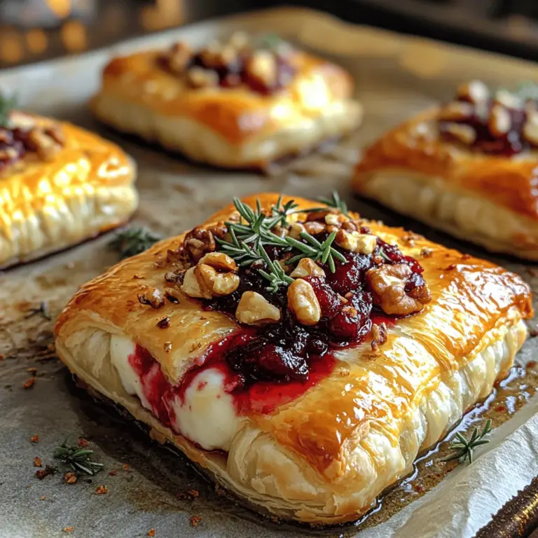 To create the perfect Cranberry Delight Baked Brie Bites, it's essential to understand the role of each ingredient. This knowledge will not only enhance your cooking experience but also help you make informed choices that elevate the final dish.