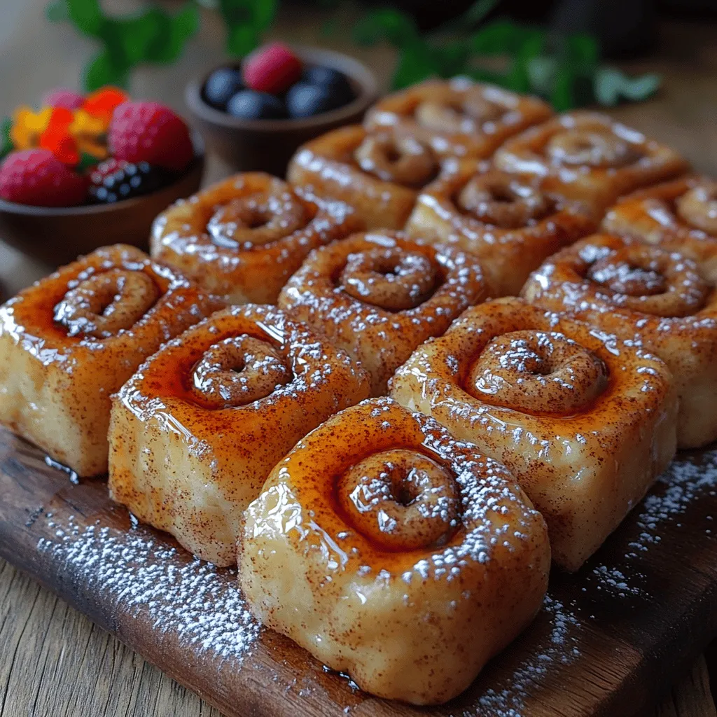 Imagine taking two beloved breakfast classics—the warm, gooey cinnamon roll and the fluffy, comforting French toast—and merging them into one delightful bite-sized treat. That’s exactly what you get with Cinnamon Roll French Toast Bites. This innovative recipe not only pays homage to the traditional flavors we all know and love but also introduces a modern twist that makes it a standout dish for breakfast or brunch.