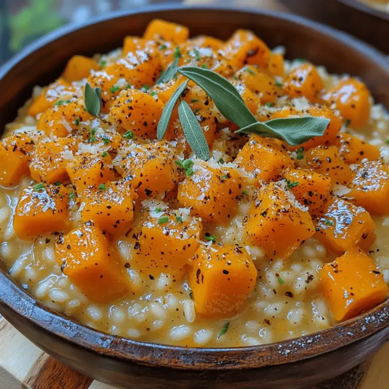 Butternut squash is more than just a seasonal staple; it is a versatile ingredient that can elevate any dish it graces. Known for its sweet, nutty flavor and smooth texture, butternut squash has found its way into soups, salads, and sides, but one of the most delightful ways to enjoy it is in a creamy risotto. This dish, hailing from the heart of Italian cuisine, is celebrated for its comforting nature and rich flavors, making it a favorite among food lovers worldwide.