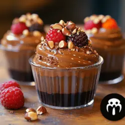 Indulging in a rich dessert can transform any meal into a special occasion, and what better way to elevate a gathering or intimate dinner than with a decadent treat? The Decadent Chocolate Hazelnut Mousse Cups offer a luxurious combination of dark chocolate and hazelnuts, resulting in a dessert that is both elegant and satisfying. With its velvety texture and rich flavors, this mousse is a delightful way to end any meal.