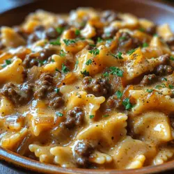 Comfort food has a special place in our hearts and homes, offering warm, satisfying flavors that evoke feelings of joy and nostalgia. Among the myriad of comfort food options, pasta stands out as a beloved staple across various cuisines around the globe. Its versatility allows it to be incorporated into countless dishes, each with its unique twist and appeal. One such dish that embodies the essence of comfort is the Creamy Beef and Bowtie Pasta Delight.