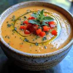 As the sun blazes down and summer beckons, there’s nothing more refreshing than a chilled bowl of soup. Gazpacho, a traditional cold soup originating from the sun-drenched landscapes of Spain, has long been a culinary favorite during the warmer months. Its vibrant flavors and cooling properties make it the perfect dish to enjoy on a hot day. This article introduces a delightful twist on the classic recipe: Creamy Cantaloupe Gazpacho. By incorporating the sweet and juicy cantaloupe, this version not only brings a unique flavor profile but also packs a nutritious punch. With its creamy texture and refreshing taste, this gazpacho is perfect for everything from casual summer gatherings to elegant dinner parties.