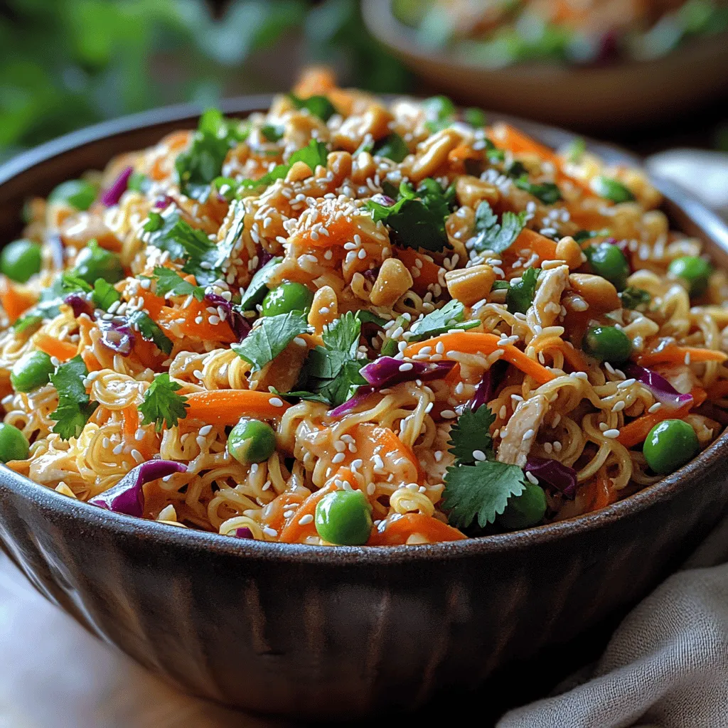 Creating a Crunchy Ramen Noodle Chicken Salad requires a thoughtful selection of ingredients, each playing a vital role in the final outcome. From the base of ramen noodles to the colorful array of vegetables and the zesty dressing, every element adds to the dish's appeal.