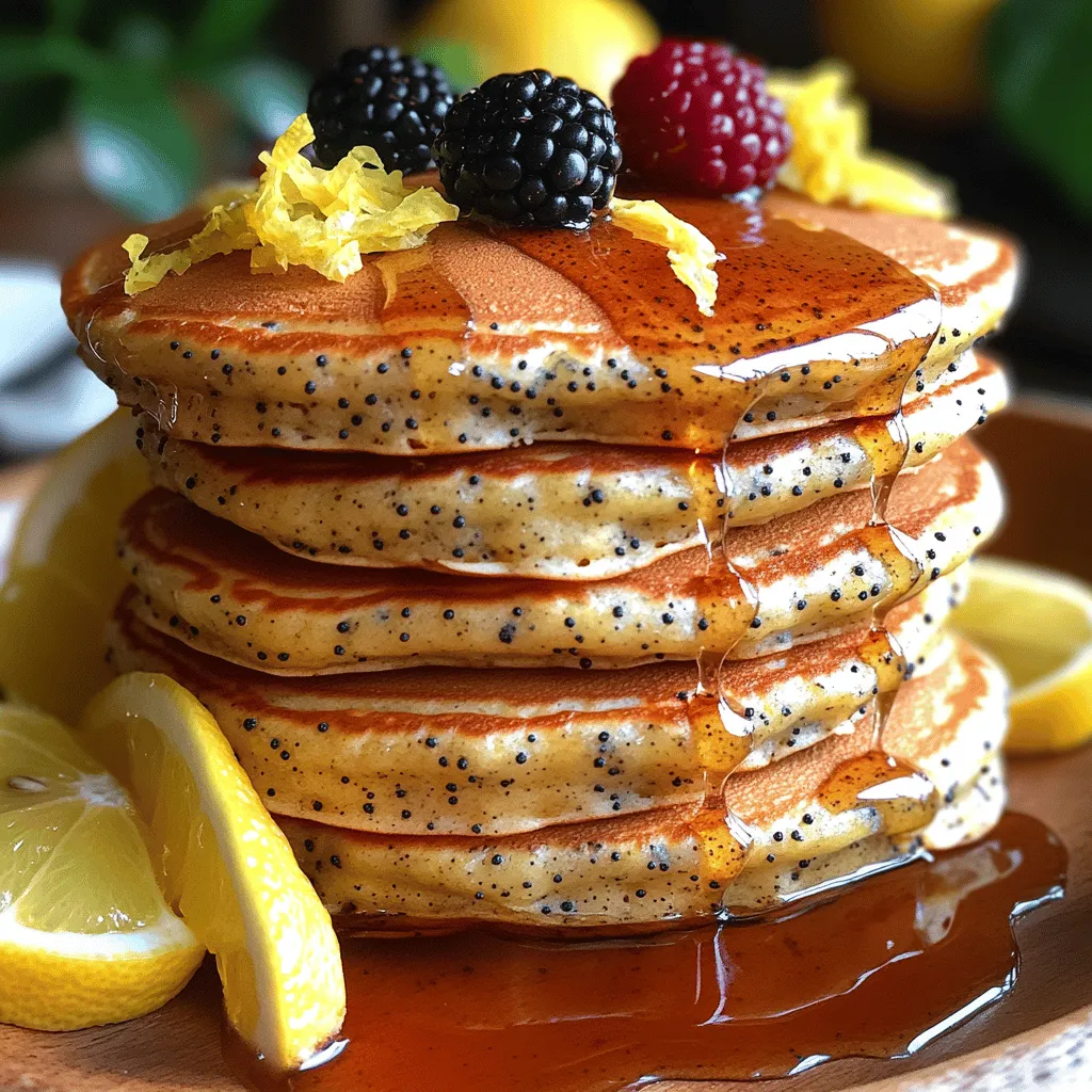 To create the perfect Zesty Lemon Poppy Seed Pancakes, it’s essential to understand the role each ingredient plays in achieving the desired flavor and texture. Let’s break down the key components of this recipe.