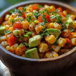 To create the Zesty Vegan Chili Lime Corn Salad, you’ll need a handful of fresh ingredients that work harmoniously together. Each component adds its unique flavor and nutritional benefits, resulting in a salad that is both delicious and wholesome. Here’s a closer look at the star ingredients that make this salad shine.