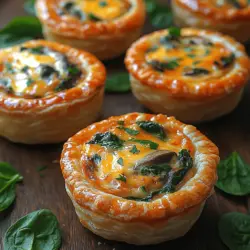 Quiche cups have become a delightful staple in the modern culinary landscape, offering a unique twist on the traditional quiche. These individual servings are not only aesthetically pleasing but also incredibly versatile, making them an excellent choice for any meal of the day. Whether you're hosting a brunch gathering, looking for a quick lunch option, or seeking an impressive appetizer for your next party, savory spinach mushroom quiche cups fit the bill perfectly.
