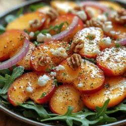 As the seasons shift and the days grow warmer, there's nothing quite as refreshing as a vibrant salad bursting with flavor and nutrition. The Strawberry Peach Arugula Salad stands out as a delightful option that embodies everything we love about summer. This salad not only tantalizes the taste buds with its sweet and savory combinations but also showcases a colorful medley of fresh, seasonal ingredients. Each bite offers a perfect harmony of flavors, making it a go-to dish for picnics, barbecues, or light dinners.