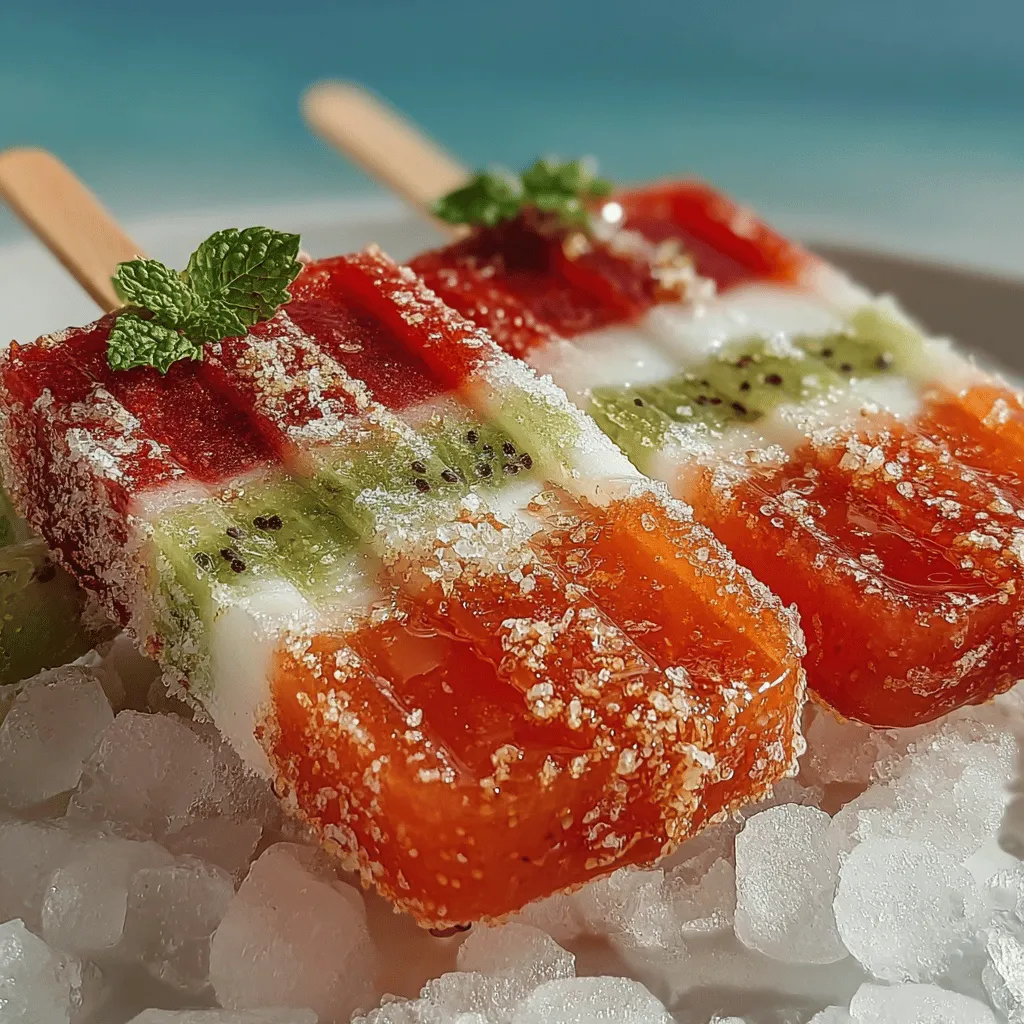 Layering your Kiwi Strawberry Chill Pops is one of the most exciting parts of the process. Not only does it enhance the visual appeal, but it also creates a delightful combination of flavors. Here’s how to achieve distinct layers: