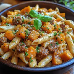 As the leaves begin to change color and the air turns crisp, there's nothing quite like a warm, hearty meal to celebrate the arrival of autumn. The Cozy Roasted Butternut Squash and Sausage Pasta is the perfect dish to embrace the season, offering a delightful blend of flavors and textures that warms the soul. This recipe combines the earthiness of roasted butternut squash with the savory richness of Italian sausage, creating a comforting pasta dish that is not only delicious but also incredibly satisfying for family dinners or gatherings with friends.