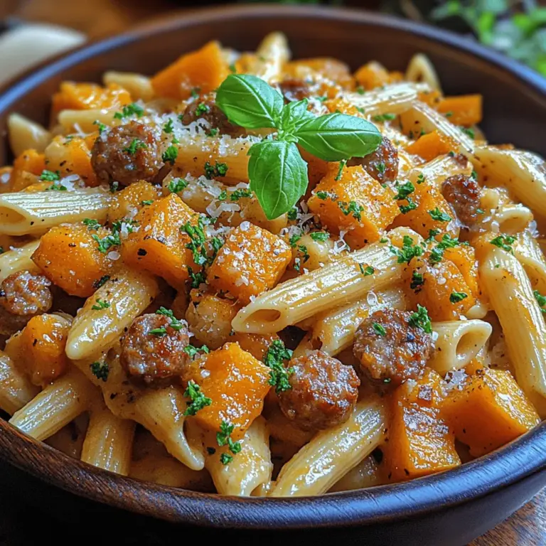 As the leaves begin to change color and the air turns crisp, there's nothing quite like a warm, hearty meal to celebrate the arrival of autumn. The Cozy Roasted Butternut Squash and Sausage Pasta is the perfect dish to embrace the season, offering a delightful blend of flavors and textures that warms the soul. This recipe combines the earthiness of roasted butternut squash with the savory richness of Italian sausage, creating a comforting pasta dish that is not only delicious but also incredibly satisfying for family dinners or gatherings with friends.