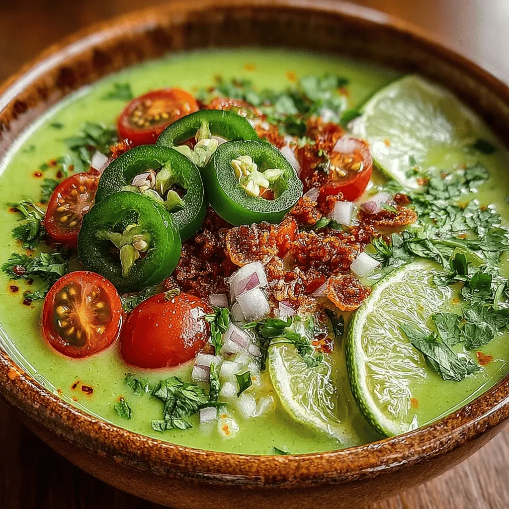 In the realm of culinary delights, few dishes are as enticing and versatile as Creamy Avocado Zing Soup. This vibrant, chilled soup is not only a feast for the eyes but also a nourishing option that brings together the rich, buttery texture of ripe avocados with a zesty twist. The appeal of this soup lies in its creamy consistency and refreshing flavor, making it an ideal choice for warm summer days, elegant appetizers, or light meals. Whether served at a casual gathering or a formal dinner party, this soup is sure to impress guests and family alike.