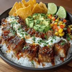 Taco bowls have become a beloved meal option, offering a delightful blend of flavors and textures that cater to diverse tastes. They present a wonderful opportunity to mix and match ingredients, allowing for creativity in both preparation and presentation. Among the myriad of taco bowl variations, the Sizzling Firecracker Chicken Taco Bowls stand out with their bold flavors and vibrant ingredients. This dish is more than just a meal; it’s an experience that tantalizes the taste buds and ignites the senses.