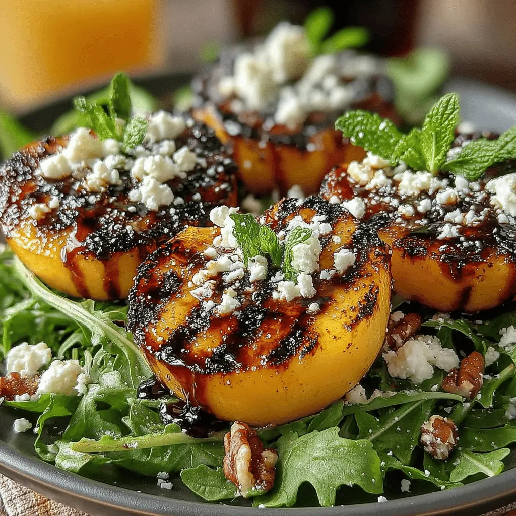 As the warm days of summer arrive, so does the craving for vibrant and refreshing salads that celebrate the season's bounty. Salads are not just a side dish; they can be the star of a meal, especially when they incorporate seasonal ingredients that burst with flavor and provide essential nutrients. Among the myriad of summer salads, the Grilled Peach & Arugula Salad stands out as a delightful option that balances sweetness, pepperiness, creaminess, and crunch. This salad not only satisfies the palate but also nourishes the body, making it a perfect choice for a light lunch or a stunning side dish at your next gathering.