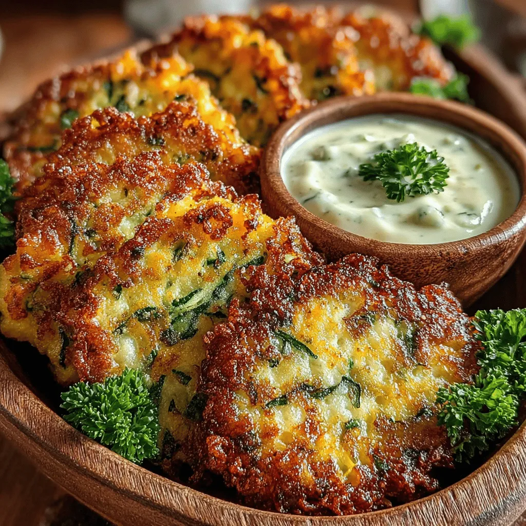 Zucchini fritters have become increasingly popular as a versatile dish that can effortlessly transition from appetizers to snacks, appealing to a wide range of palates. Their crispy exterior and tender interior make them a delightful option for gatherings, as well as a delightful way to incorporate more vegetables into your diet. Whether served at a summer BBQ, as a light lunch, or as a tasty party appetizer, these fritters are sure to impress.