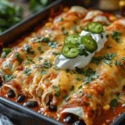 In the realm of comfort food, few dishes can rival the allure of a Spicy Tex-Mex Chicken Enchilada Bake. This delightful dish encapsulates the vibrant and bold flavors characteristic of Tex-Mex cuisine, making it a staple at family gatherings and casual weeknight dinners alike. Combining shredded chicken, black beans, corn, and a medley of spices, this one-pan meal is as convenient as it is satisfying. The balance of spice and flavor not only makes it a crowd-pleaser but also transforms it into an easy yet impressive dish that can cater to any occasion.