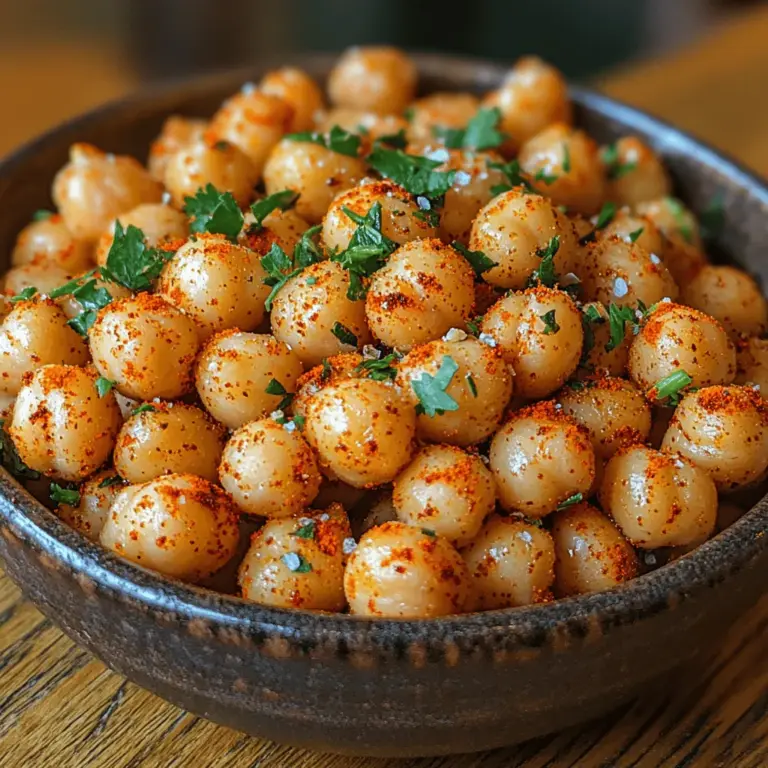 In recent years, chickpeas have surged in popularity as a staple ingredient in health-conscious diets. Known for their versatility, these legumes are not only a key ingredient in Mediterranean and Middle Eastern cuisines but have also found their way into modern plant-based recipes across the globe. With a nutty flavor and a satisfying texture, chickpeas serve as the perfect canvas for a variety of culinary creations. Among these, the Crispy Fiesta Baked Chickpeas stand out as an irresistible snack that combines health benefits with flavor.