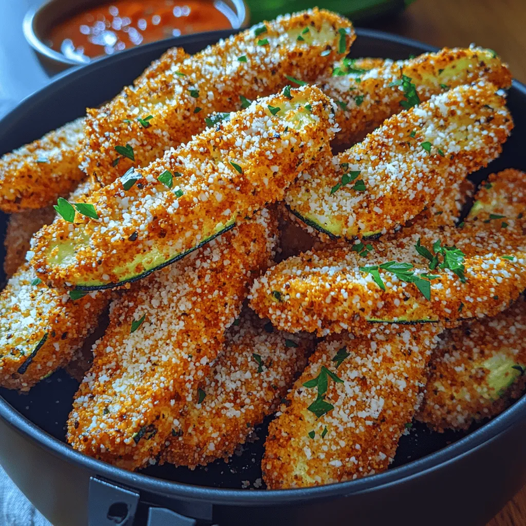 In recent years, air frying has surged in popularity, hailed as a revolutionary cooking method that allows home chefs to create crispy and delicious dishes with significantly less oil than traditional frying. This innovative technique not only promotes healthier eating habits but also simplifies meal preparation, making it an ideal choice for busy lifestyles. Among the plethora of air-fried delights, Crispy Air Fryer Parmesan Zucchini Fries stand out as a nutritious and satisfying snack or side dish that caters to both health-conscious eaters and flavor enthusiasts alike.