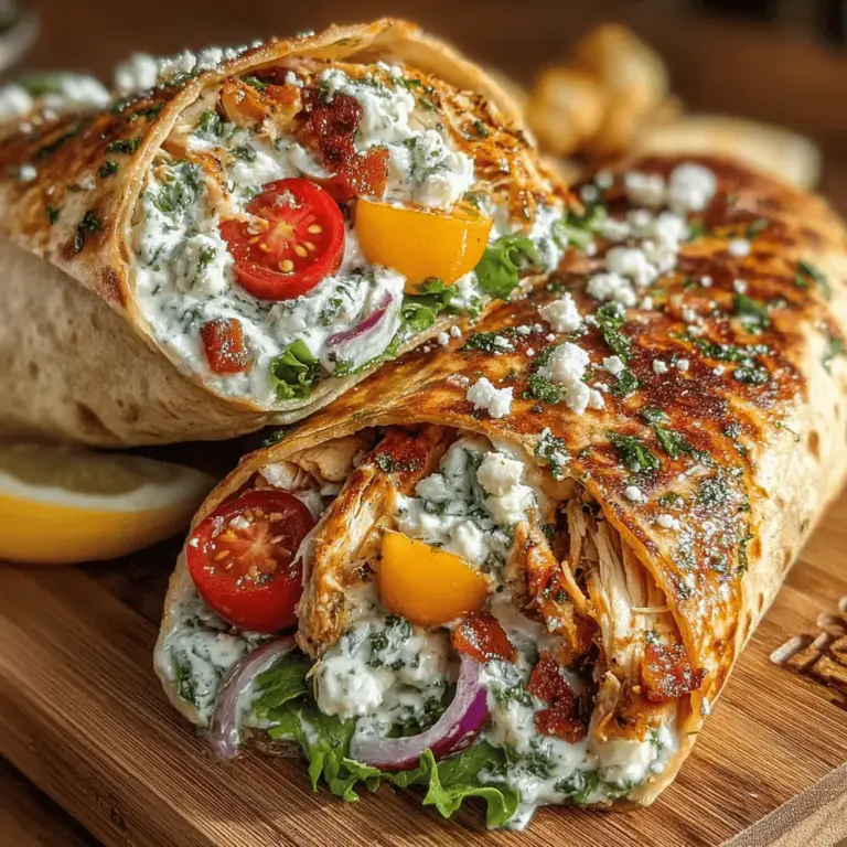 In the quest for delicious yet healthy meal options, Basil Bliss Chicken Wraps stand out as a vibrant and flavorful choice. This recipe combines tender shredded chicken with a medley of fresh ingredients, offering a delightful balance of taste and nutrition that appeals to both the palate and the body. With the rising awareness of healthy eating, it's essential to incorporate meals that not only satisfy our cravings but also nourish our bodies. These wraps exemplify this philosophy, showcasing how simple, fresh ingredients can transform a mundane lunch or dinner into a gourmet experience.