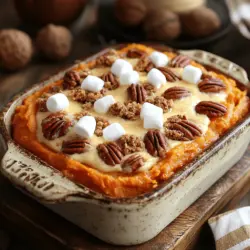Sweet potatoes are not just a staple in many households; they are a versatile and nutritious ingredient that can elevate any dish. Their naturally sweet flavor and creamy texture make them perfect for a range of culinary applications, especially in comfort food recipes. Among these, the Heavenly Creamy Sweet Potato Casserole stands out as a beloved favorite, often gracing tables during festive gatherings and family meals. This dish is a delightful combination of smooth, sweet potato filling topped with a rich, crunchy topping, making it a perfect blend of flavors and textures that appeals to both kids and adults alike.