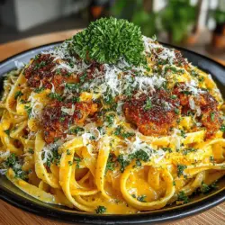 To create the best Creamy Garlic Parmesan Pumpkin Pasta, it's essential to understand the key ingredients that bring this dish to life. Each component plays a vital role in delivering that rich, comforting flavor that makes this recipe so special.