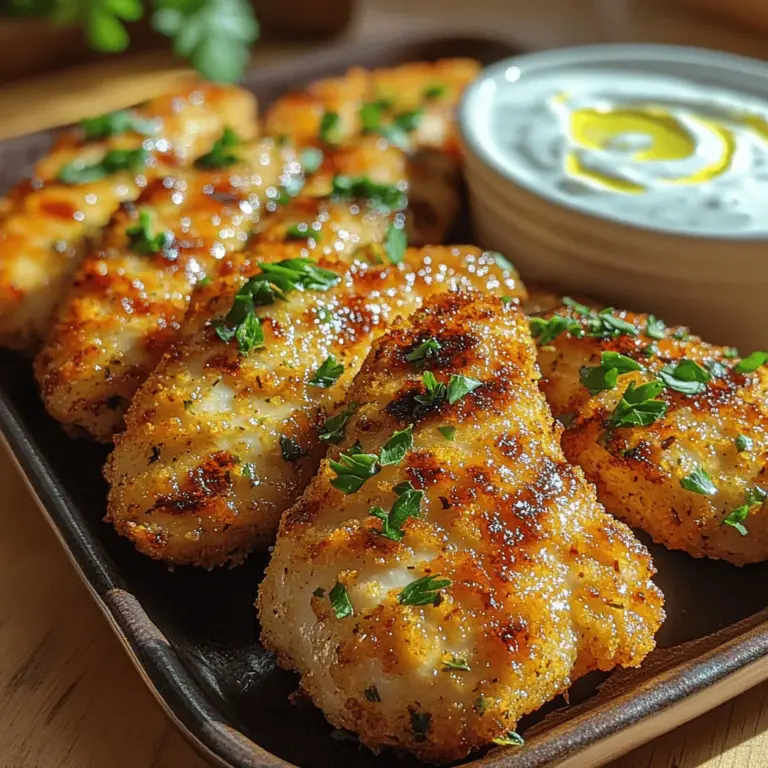 To ensure that your Garlic Herb Chicken Tenders are packed with flavor and have a delectably crispy exterior, the dredging and coating process is pivotal. Here’s how to achieve that perfect crunch: