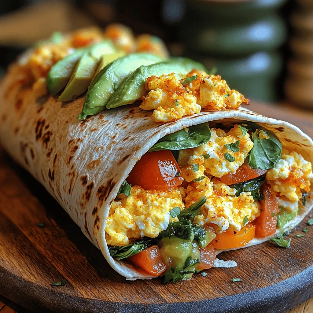 To create the ultimate fluffy scrambled eggs for your Crispy Feta Egg Breakfast Wrap, you’ll want to focus on a few key techniques. First, start with fresh eggs, as their quality greatly influences the final texture. When whisking, incorporate air into the eggs by using a fork or a whisk; the more air you incorporate, the fluffier your eggs will be.